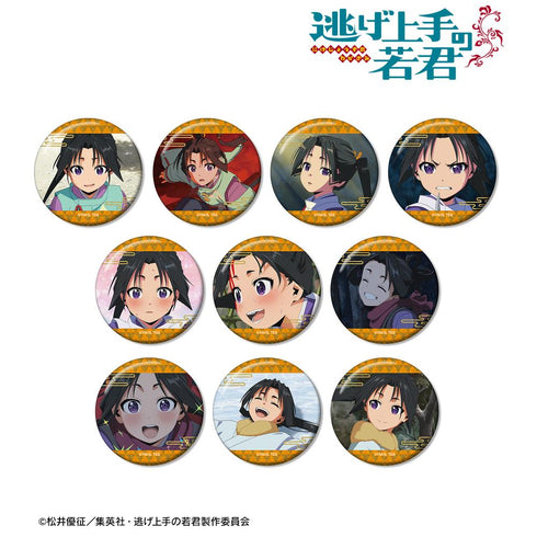 『逃げ上手の若君』トレーディング 北条時行オンリー 場面写グリッター缶バッジ(単位/BOX)【202510再販】